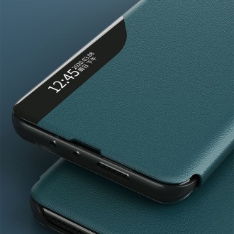 Eco Leather View Case elegant bookcase type case with kickstand for Samsung Galaxy Note 10 red