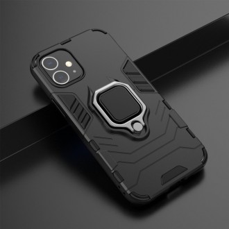 Ring Armor Case Kickstand Tough Rugged Cover for iPhone 12 mini blue