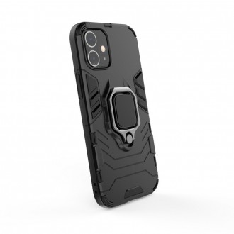 Ring Armor Case Kickstand Tough Rugged Cover for iPhone 12 mini blue