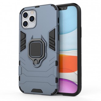 Ring Armor Case Kickstand Tough Rugged Cover for iPhone 12 Pro / iPhone 12 blue