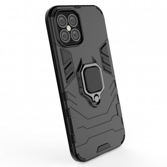 Ring Armor Case Kickstand Tough Rugged Cover for iPhone 12 Pro Max black