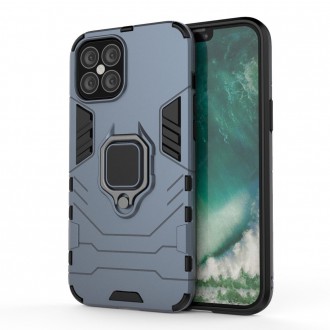 Ring Armor Case Kickstand Tough Rugged Cover for iPhone 12 Pro Max blue