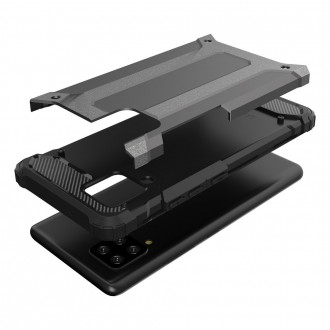 Hybrid Armor Case Tough Rugged Cover for Samsung Galaxy A42 5G golden