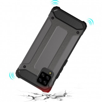 Hybrid Armor Case Tough Rugged Cover for Samsung Galaxy A42 5G golden