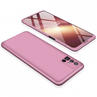 GKK 360 Protection Case Front and Back Case Full Body Cover Samsung Galaxy M51 pink