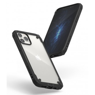 Ringke Fusion X case armored cover with frame for iPhone 12 Pro / iPhone 12 black (FUAP0024)
