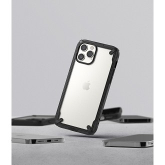 Ringke Fusion X case armored cover with frame for iPhone 12 Pro / iPhone 12 black (FUAP0024)