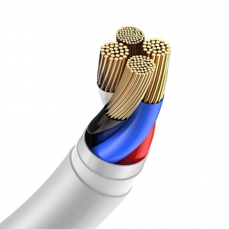 Baseus 2x USB kabel - Lightning rychlé nabíjení Power Delivery 1,5 m bílý (TZCALZJ-02)