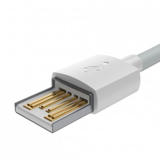 Baseus 2x USB kabel - Lightning rychlé nabíjení Power Delivery 1,5 m bílý (TZCALZJ-02)