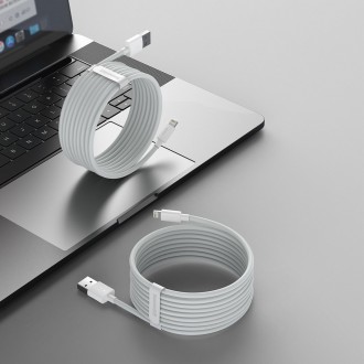 Baseus 2x USB kabel - Lightning rychlé nabíjení Power Delivery 1,5 m bílý (TZCALZJ-02)