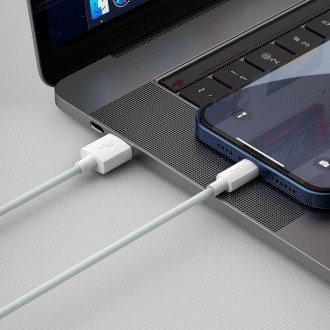 Baseus 2x USB kabel - Lightning rychlé nabíjení Power Delivery 1,5 m bílý (TZCALZJ-02)