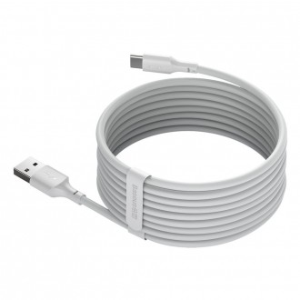 [RETURNED ITEM] Baseus 2x set USB Typ C - Lightning cable fast charging Power Delivery Quick Charge 40 W 5 A 1,5 m white (TZCATZJ-02)