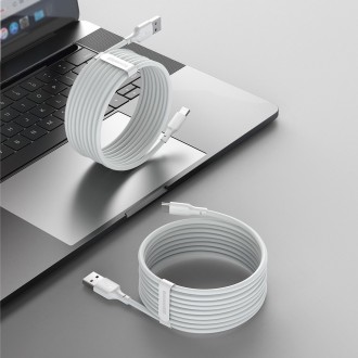 [RETURNED ITEM] Baseus 2x set USB Typ C - Lightning cable fast charging Power Delivery Quick Charge 40 W 5 A 1,5 m white (TZCATZJ-02)
