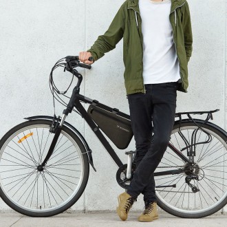 Wozinsky frame bike bag 5L gray (WBB15BK)