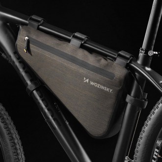 Wozinsky frame bike bag 5L gray (WBB15BK)