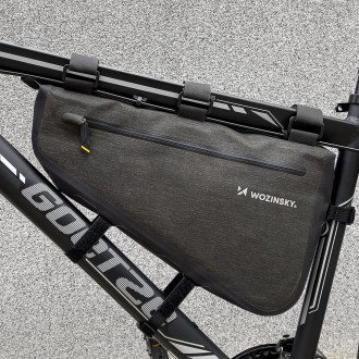 Wozinsky frame bike bag 5L gray (WBB15BK)