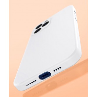 Baseus Liquid Silica Gel Case Flexible gel case iPhone 12 Pro Ivory white (WIAPIPH61P-YT02)