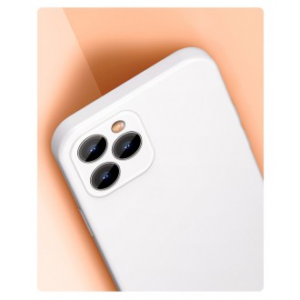 Pouzdro Baseus s tekutým silikagelem Flexibilní gelový kryt iPhone 12 Pro Max Red (WIAPIPH67N-YT09)