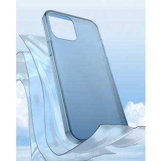 Baseus Frosted Glass Case Pevné pouzdro s flexibilním rámem iPhone 12 Pro Max White (WIAPIPH67N-WS02)