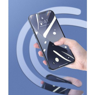 Baseus 2x Tempered glass 0.25 mm with a frame for the entire screen iPhone 12 Pro / iPhone 12 Black (SGAPIPH61P-KC01)