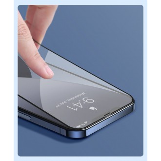 Baseus 2x Tempered glass 0.25 mm with a frame for the entire screen iPhone 12 Pro / iPhone 12 Black (SGAPIPH61P-KC01)
