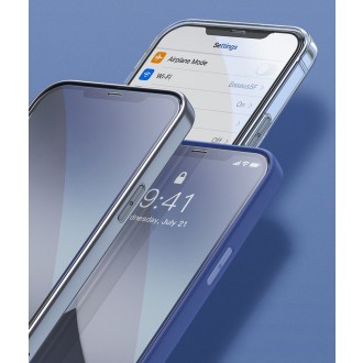 Baseus 2x Tempered glass 0.25 mm with a frame for the entire screen iPhone 12 Pro / iPhone 12 Black (SGAPIPH61P-KC01)