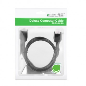 Ugreen cable cord adapter plug HDMI extension cable (female) - HDMI (male) 4K 10.2 Gbps 340 Mhz audio ethernet 0.5 m black (HD107 10140)