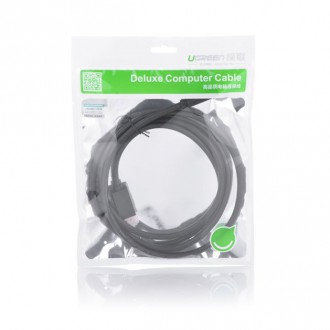 Ugreen unidirectional DisplayPort to HDMI Cable 4K 30Hz 32 AWG 2m Black (DP101 10202)