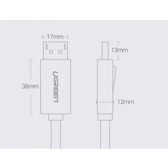 Ugreen cable DisplayPort 1.2 4K cable 2 m black (DP102 10211)