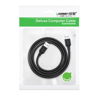 Ugreen cable USB - USB cable (male - USB 3.2 Gen 1) 1 m black (US128 10370)