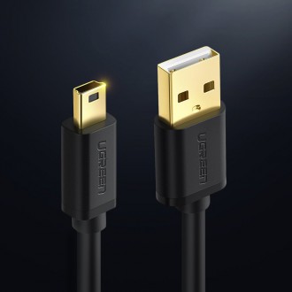 [RETURNED ITEM] Ugreen cable USB - mini USB 480 Mbps cable 1.5 m black (US132 10385)