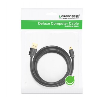 [RETURNED ITEM] Ugreen cable USB - mini USB 480 Mbps cable 1.5 m black (US132 10385)