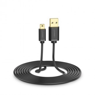 [RETURNED ITEM] Ugreen cable USB - mini USB 480 Mbps cable 1.5 m black (US132 10385)