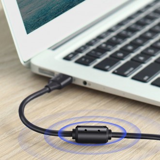 [RETURNED ITEM] Ugreen cable USB - mini USB 480 Mbps cable 1.5 m black (US132 10385)