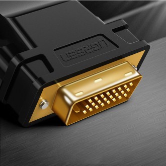 Ugreen HDMI adapter (female) - DVI 24 + 1 (male) FHD 60 Hz black (20124)