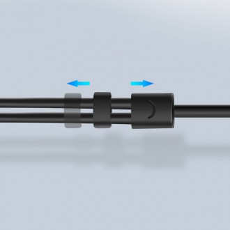 Ugreen AUX splitter cable 3.5 mm mini jack (female) - 2x 3.5 mm mini jack (male - microphone and headphones) black (AV140 20899)