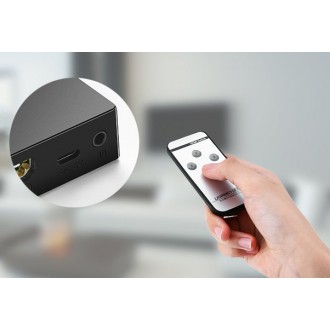 Ugreen switch splitter splitter switch HDMI - 3x HDMI 3D 4K 7.5 Gbps 36 bit per channel black (40234)