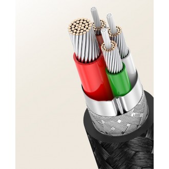Ugreen angle cable USB Type C - USB Type C Power Delivery 60 W 20 V 3 A 1 m black-gray cable (US255 50123)