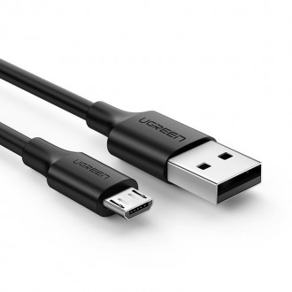 Ugreen cable USB - micro USB cable 2.4 A 480 Mbps 1.5 m black (US289 60137)