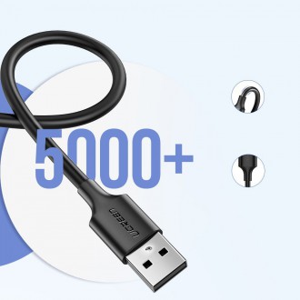 Ugreen cable USB - micro USB cable 2.4 A 480 Mbps 1.5 m black (US289 60137)