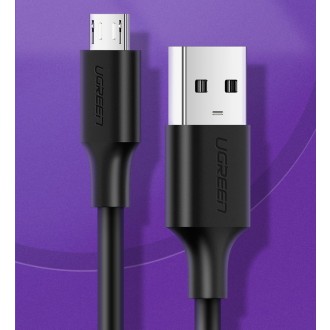 Ugreen cable USB - micro USB cable 2.4 A 480 Mbps 1.5 m black (US289 60137)