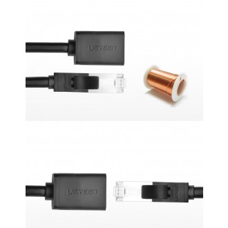 Ugreen Extension Cable Ethernet RJ45 Cat 6 FTP 1000Mbps 2m Black (NW112 11281)