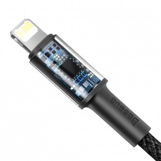 Baseus USB Type C - Lightning kabel rychlé nabíjení Napájení 20 W 1 m černý (CATLGD-01)