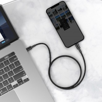 Baseus USB Type C - Lightning kabel rychlé nabíjení Napájení 20 W 1 m černý (CATLGD-01)