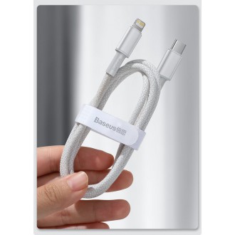 Baseus USB Type C - Lightning kabel rychlé nabíjení Napájení 20 W 1 m černý (CATLGD-01)