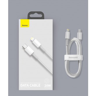 Baseus USB Type C - Lightning kabel rychlé nabíjení Napájení 20 W 1 m černý (CATLGD-01)