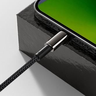 Baseus USB Type C - Lightning kabel rychlé nabíjení Napájení 20 W 1 m černý (CATLWJ-01)