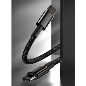 Baseus USB Type C - USB Type C cable Power Delivery Quick Charge 100 W 5 A 2 m black (CATWJ-A01)