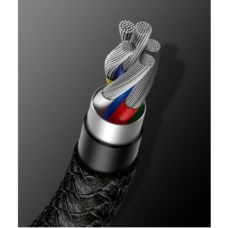 Baseus USB Type C - USB Type C cable Power Delivery Quick Charge 100 W 5 A 2 m black (CATWJ-A01)
