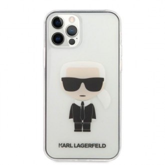 Karl Lagerfeld KLHCP12LTRIK iPhone 12 Pro Max 6,7" hardcase Transparent Ikonik